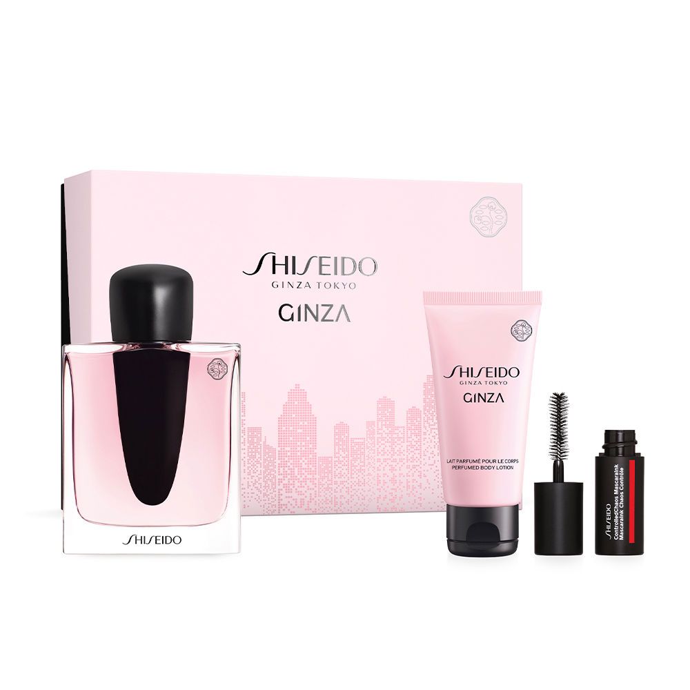 SET Shiseido  GINZA TOKYO EDP 90 ml + BL 50 ml + Mascara 
